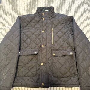 Polo Ralph Lauren Quilted Jacket - Black Size Womens Large No flaws